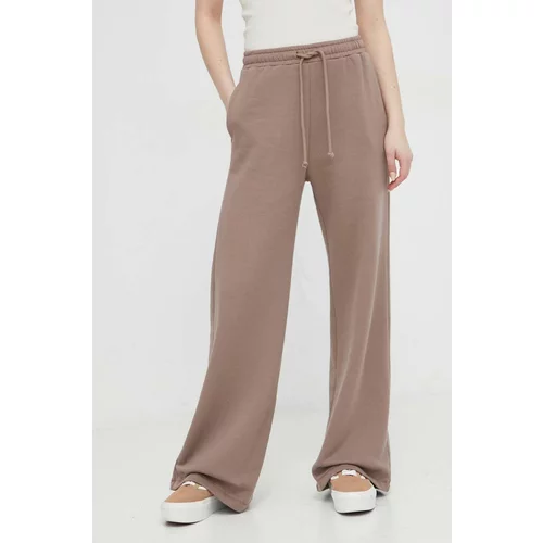 Abercrombie & Fitch Homewear hlače boja: smeđa, bez uzorka