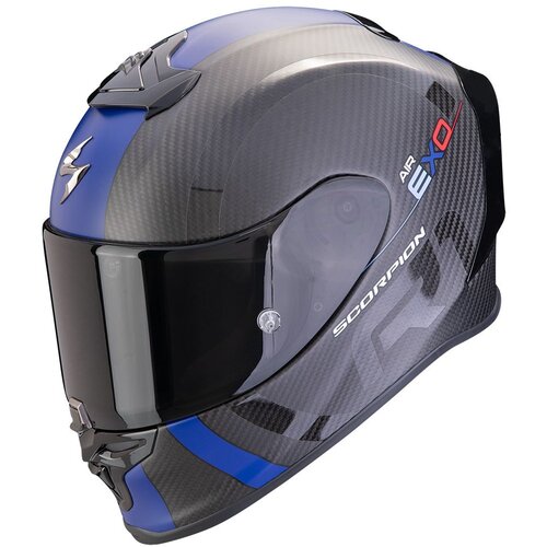 Scorpion Exo-r1 evo carbon air mg matt black-blue Cene