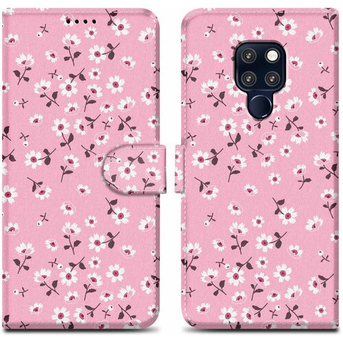 Cadorabo Ohi&scaron;je, združljiv s Huawei - Design Flower Rain &scaron;t. 6 - Za&scaron;čitni pokrov z magnetnim zapiranjem, funkcijo stojala in režo za kartico, (20590188) Cene