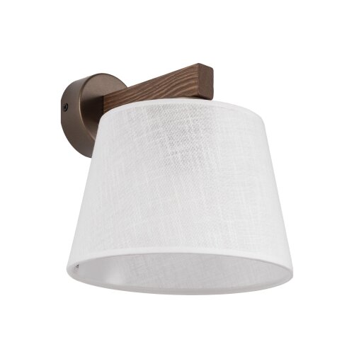  Brilagi - Zidna lampa LATTE 1xE27/15W/230V borovina/bela Slike