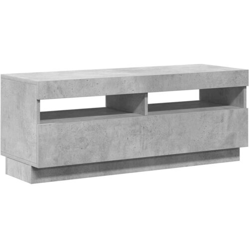  ormarić s LED svjetlima siva boja betona 100 x 35 x 40 cm Slike