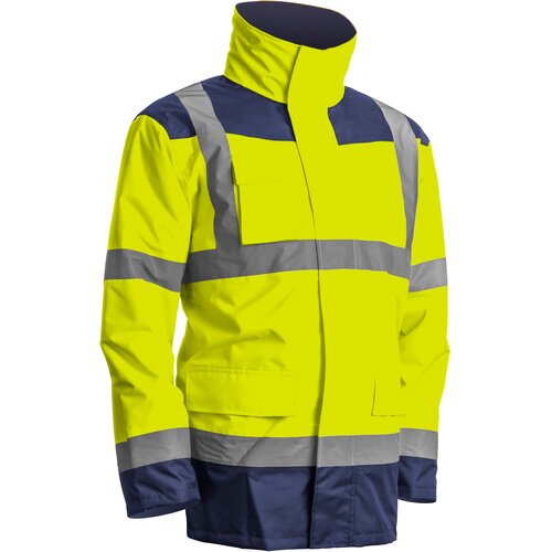  4u1 signalizirajuća za&amp;scaron;titna Hi-viz parka KANATA žuto-plava Slike