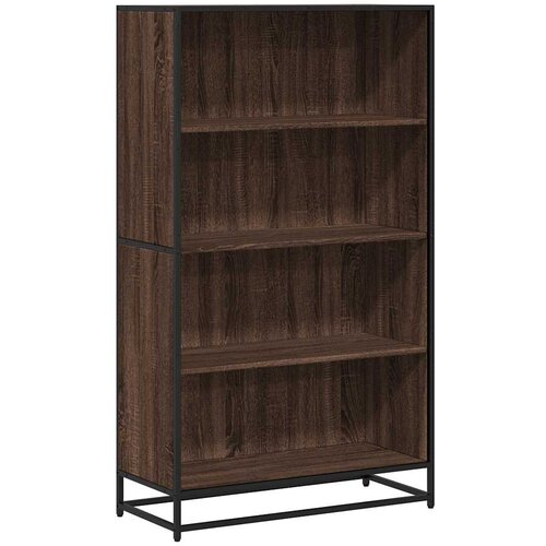 Maison Chic Knjižna omara - Knjižni regal rjavi hrast 80,5x35x139 cm inženirski les, (21726009) Slike