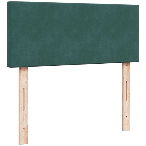 VidaXL krevet box spring s madracem tamnozeleni 120x190 cm bar&amp;scaron;unasti Slike