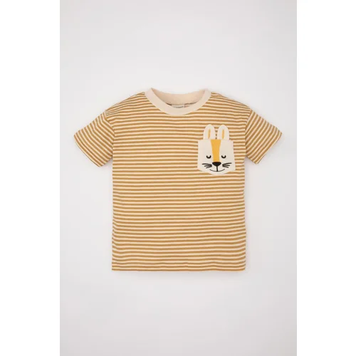 Defacto Baby Boy Striped Short Sleeve T-Shirt