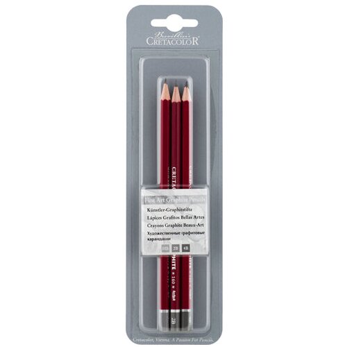  Grafitne olovke Cretacolor CLEOS Fine Art HB, 2B, 4B na blisteru Cijene