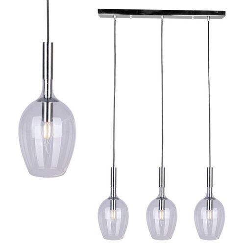  Luster na sajli TANGO 3xE14/40W/230V proziran Slike