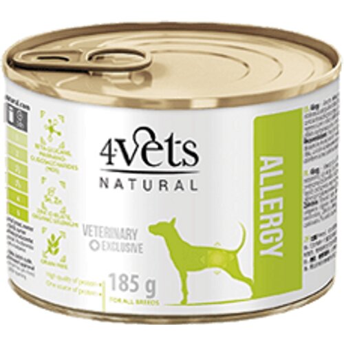  4Vets Natural Dog Veterinarska Dijeta Allergy 185g Cene