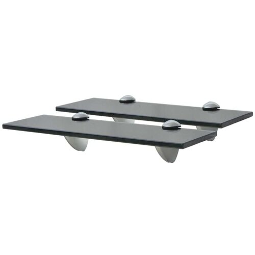  Zidne police 2 kom staklene 30 x 20 cm 8 mm Slike