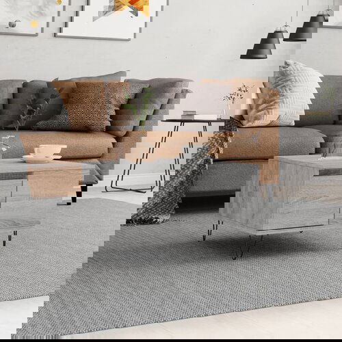 VidaXL Stolić za kavu siva boja hrasta 55x55x36 5 cm konstruirano drvo Slike