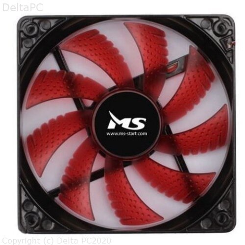COL CAS MSI PC COOL RED LED 12CM FAN Slike