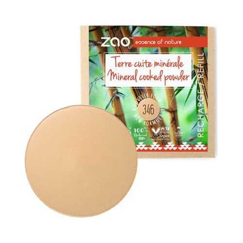 Zao Polnilo za mineral cooked puder - 346 Light Beige Cene