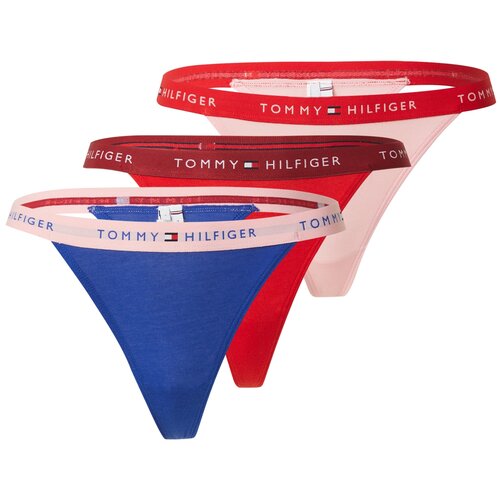 Tommy Hilfiger Underwear Tanga gaćice plava / roza / crvena / bijela Cijene