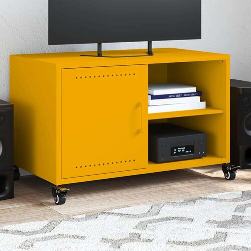 TV ormarić boja senfa 68x39x43 5 cm čelični Cijene