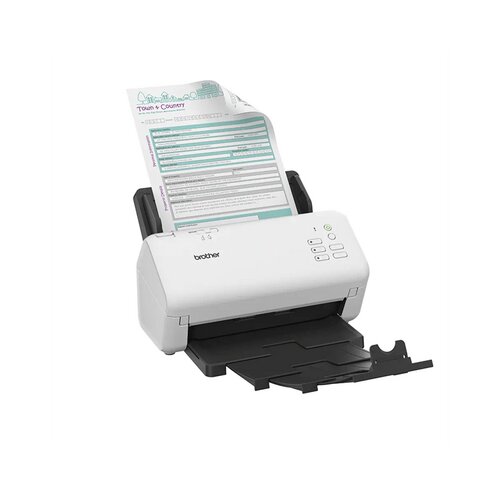Brother Stolni skener dokumenata ADS4300, A4, 40 str/min, USB/LAN, ADF, duplex, 1200x1200 dpi, 256MB Slike