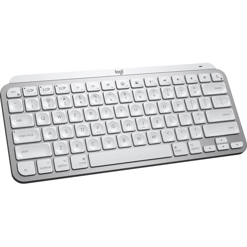 Logitech MX Keys Mini Wireless Illuminated Keyboard - Pale grey - US Cene
