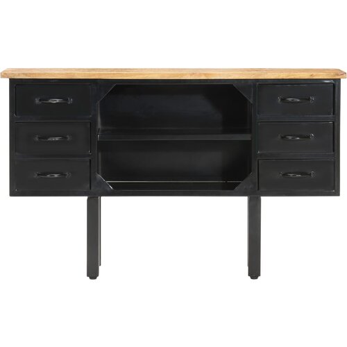 Maison Chic Komoda - Predalnik - Oprema 110x30x65 cm trden robusten mangov les in jeklo, (21720786) Cene