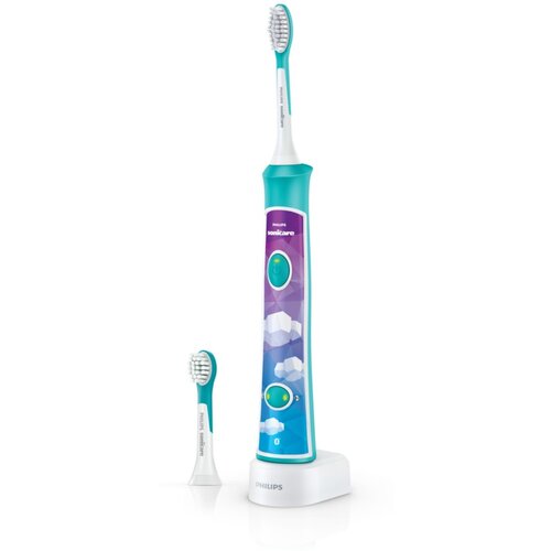 SONICARE For Kids 3+ HX6322/04 sonična električna četkica za zube za djecu s Bluetooth Aqua Slike
