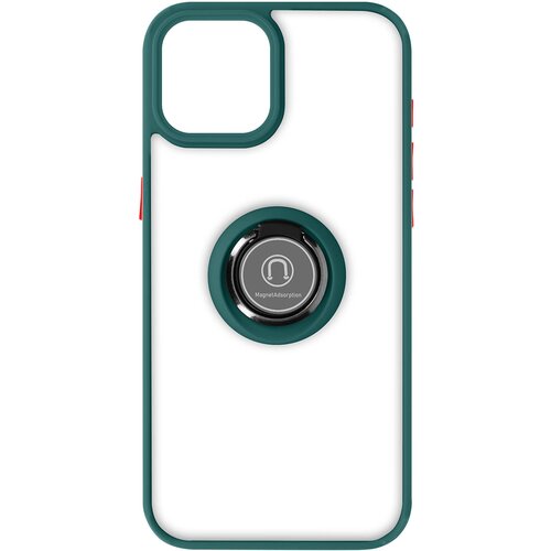 AVIZAR Ovitek za iPhone 15, podpora za kovinski obrocek, serija Ringrip - zelena, (20938292) Cene