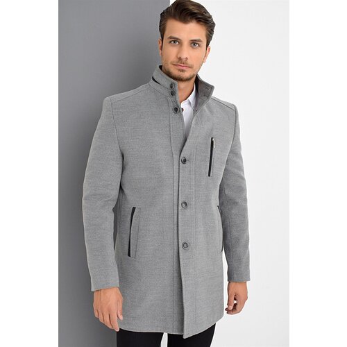 Dewberry PLT8386 MEN'S COAT-GREY Cijene