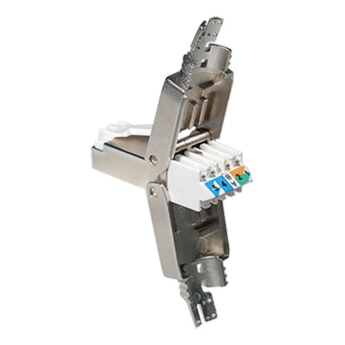 MaxTrack STP konektor RJ45 CAT6A Toolless Alu TI17Q, (20442577) Cene