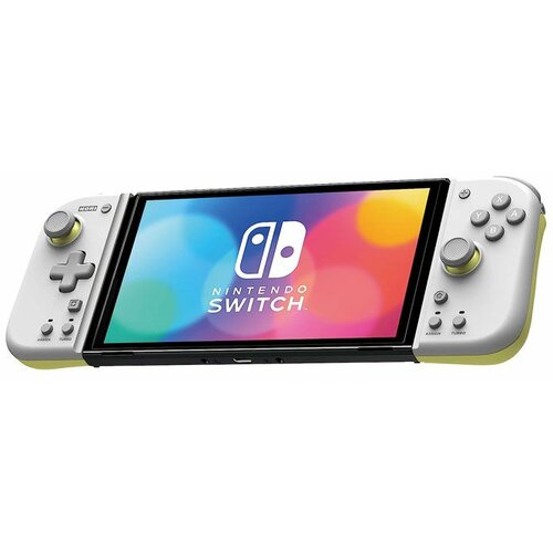 Hori gamepad split pad compact - light gray and yellow Slike