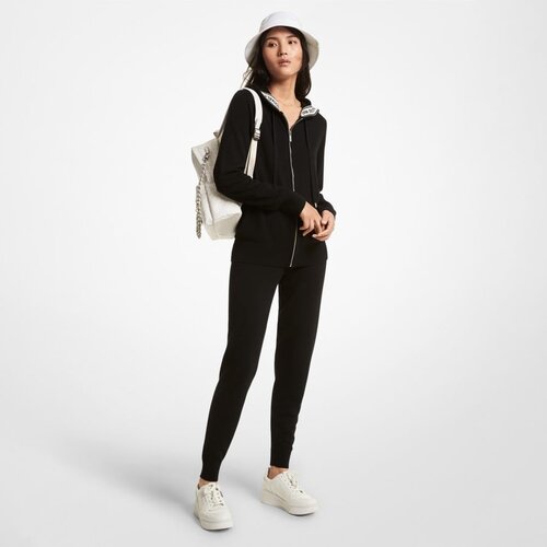 Michael Kors Sweatshirt - UNISEX ZIP HOODIE black Slike
