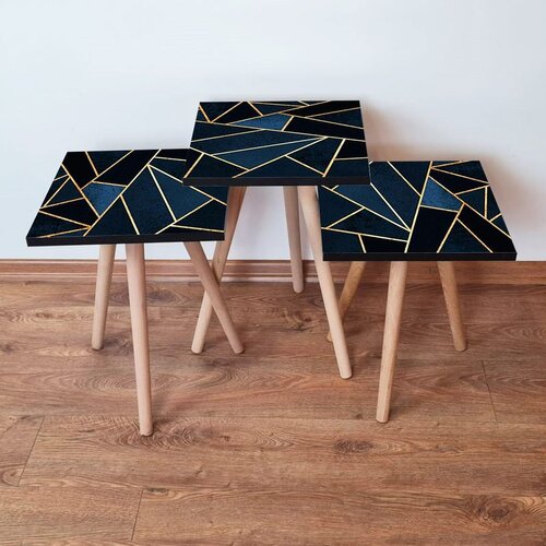 Hanah home set stolića za kafu 3Shp321, 3 dijela, šareni Cene