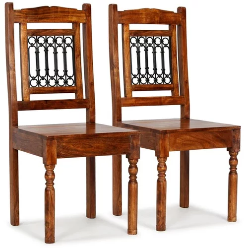  Jedilni stoli 2 kosa trles in palisander klasične oblike