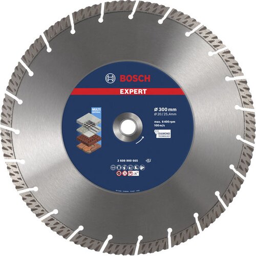 Bosch EXPERT MultiMaterial dijamantska rezna ploča od 300 x 20/25,40 x 3 x 15 mm 2608900665 Cene