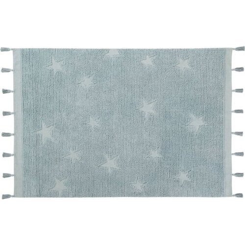 Lorena Canals Bombažni tepih Hippy Stars - Aqua Blue Cene