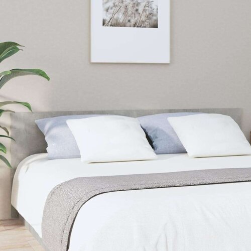  Uzglavlje za krevet siva boja betona 200 x 1 5 x 80 cm drveno Cene