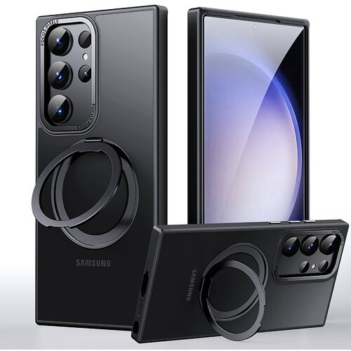 INF Ovitek za mobilni telefon z magnetnim stojalom za Samsung Black Samsung S23 Ultra, (22105311) Cene
