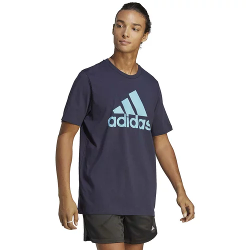 Adidas Tehnička sportska majica morsko plava / svijetloplava
