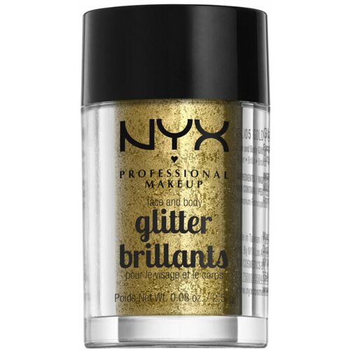 NYX professional makeup gliter za lice i telo 05-Gold Slike