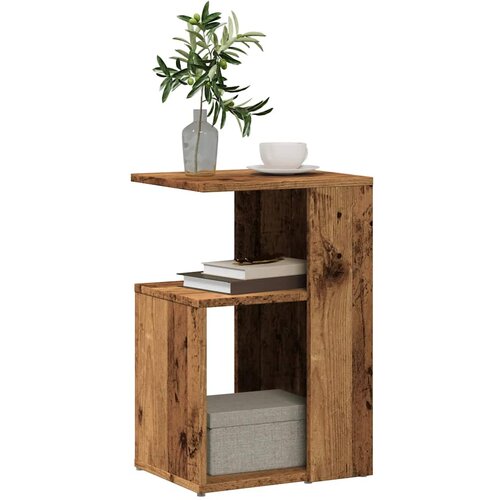 vidaXL Pomoćni stol staro drvo 36x30x56 cm konstruirano drvo Cijene