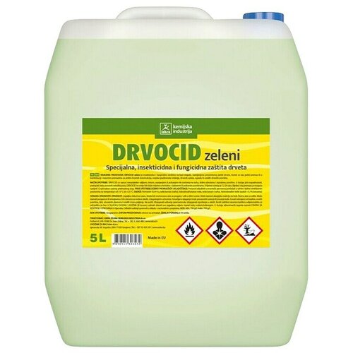 Iskra Sredstvo za impregnaciju drvocid zeleni (5 l) Slike