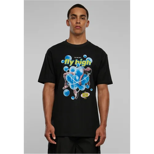 Mister Tee Psychadelic oversize t-shirt in black color