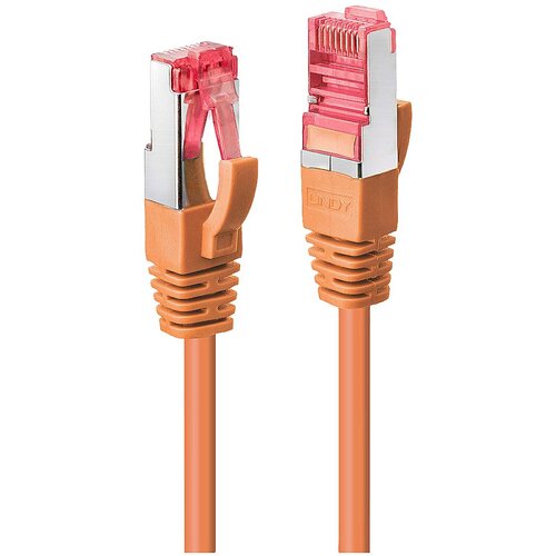 Lindy 47810 RJ45 omrežni kabel\, Patch kabel CAT 6 S/FTP 3.00 m oranžna 1 kos, (20419828) Cene