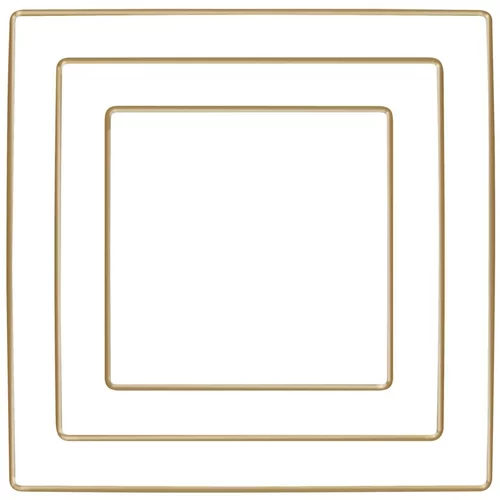 RAYHER Kovinski obroči, kvadrat, zlati set 3, (20633998)