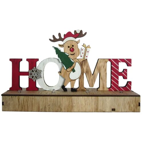 Rudolf, novogodišnja dekoracija, drvena, HOME, 22x14cm ( 751800 ) Slike