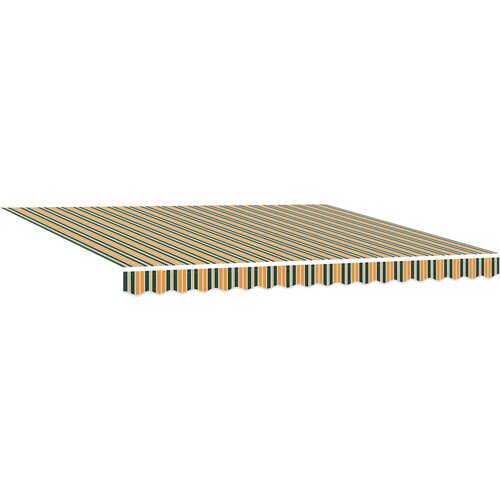 vidaXL Ročna Retraktibilna tenda z LED zeleno in rumeno 400x300 cm, (22146230) Cene