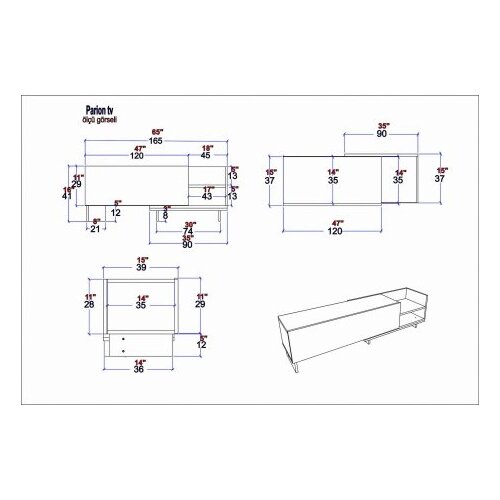 HANNAH HOME TV komoda Parion 322RTC2452 Slike