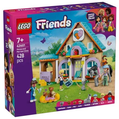 Lego FRIENDS veterinarska klinika za konje in hi&amp;scaron;ne ljubljenčke 42651 Slike