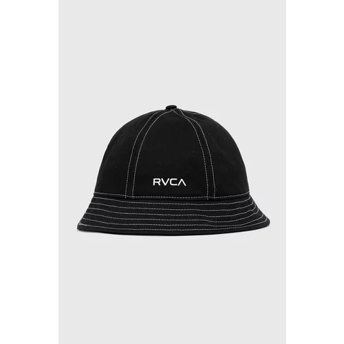 Rvca Pamučni šešir boja: crna, pamučni
