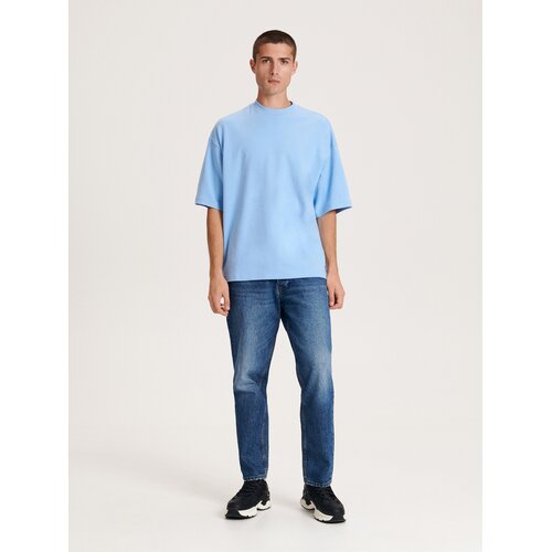 Reserved oversized majica - modra Cene