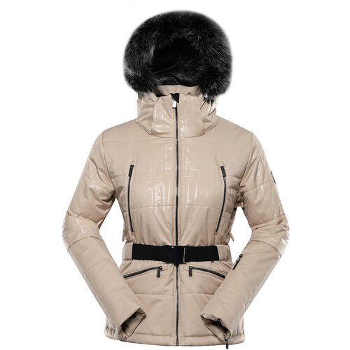 Alpine pro Women&amp;#039;s ski jacket with ptx snow membrane DAMA white pepper Slike