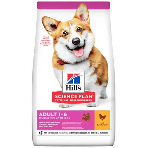 Hill’s Science Plan Small & Mini Adult - hrana za odrasle pse malih rasa sa piletinom (1,5kg, 6kg, 10kg) 1,5kg Cene