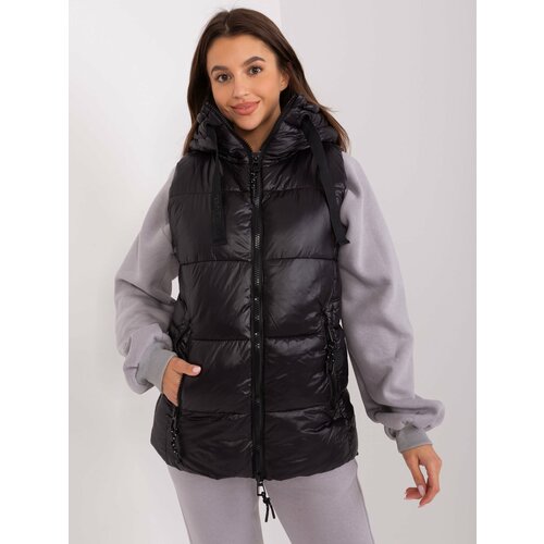 Fashion Hunters Black down vest with SUBLEVEL lining Slike