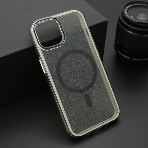  Maska CRYSTAL MagSafe za iPhone 14/ crna Cene